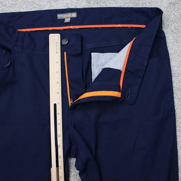 Peter Millar EB66 Pants Mens 38x30 Blue Crown Sport 100% Polyester w/ 30" inseam - Picture 10 of 15